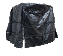 6ft Vinyl Coil Tarp with 2 D-Ring Rows - 14oz Heavy-Duty Flatbed Trailer Cover - 6' x 6' x 6'