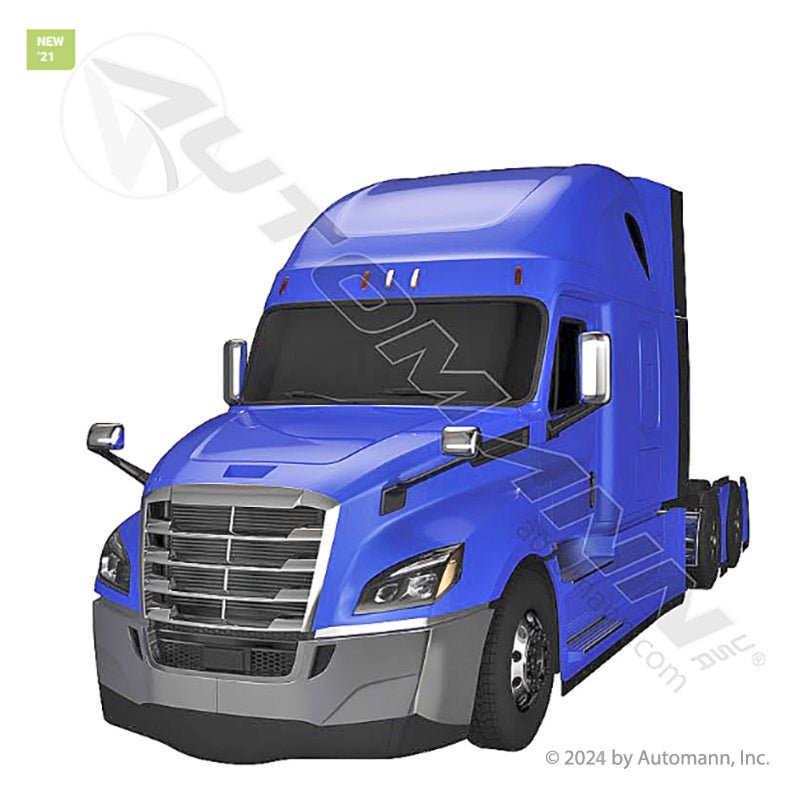 Cascadia RH Black LED Headlight - 2018-2025 Passenger Side - A66-01405-003