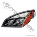 Cascadia LH Black LED Headlight - 2018-2025 Driver Side - A66-01405-002