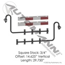 Straight Bar Mud Flap Hangers – Heavy Duty Kit – Replaces Betts B91