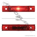 Red LED Clearance Marker Light – 3/4" x 4" Flush Mount – Replaces Truck-Lite 35200R