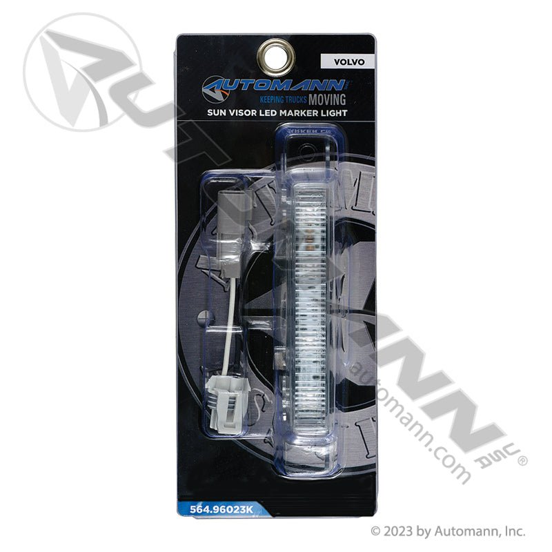 Volvo VNL LED Visor Light – Clear Lens Amber – Replaces 21882502