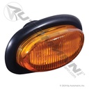 Mini Oval Amber LED Marker Light – 2 Diode Bullet Connectors – Replaces Grote 47963