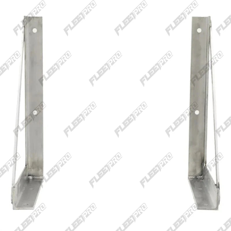 Underbody Tool Cabinet Mounting Brackets – 18" x 18" Aluminum Set – L & R Pair