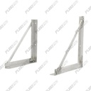 Underbody Tool Cabinet Mounting Brackets – 18" x 18" Aluminum Set – L & R Pair