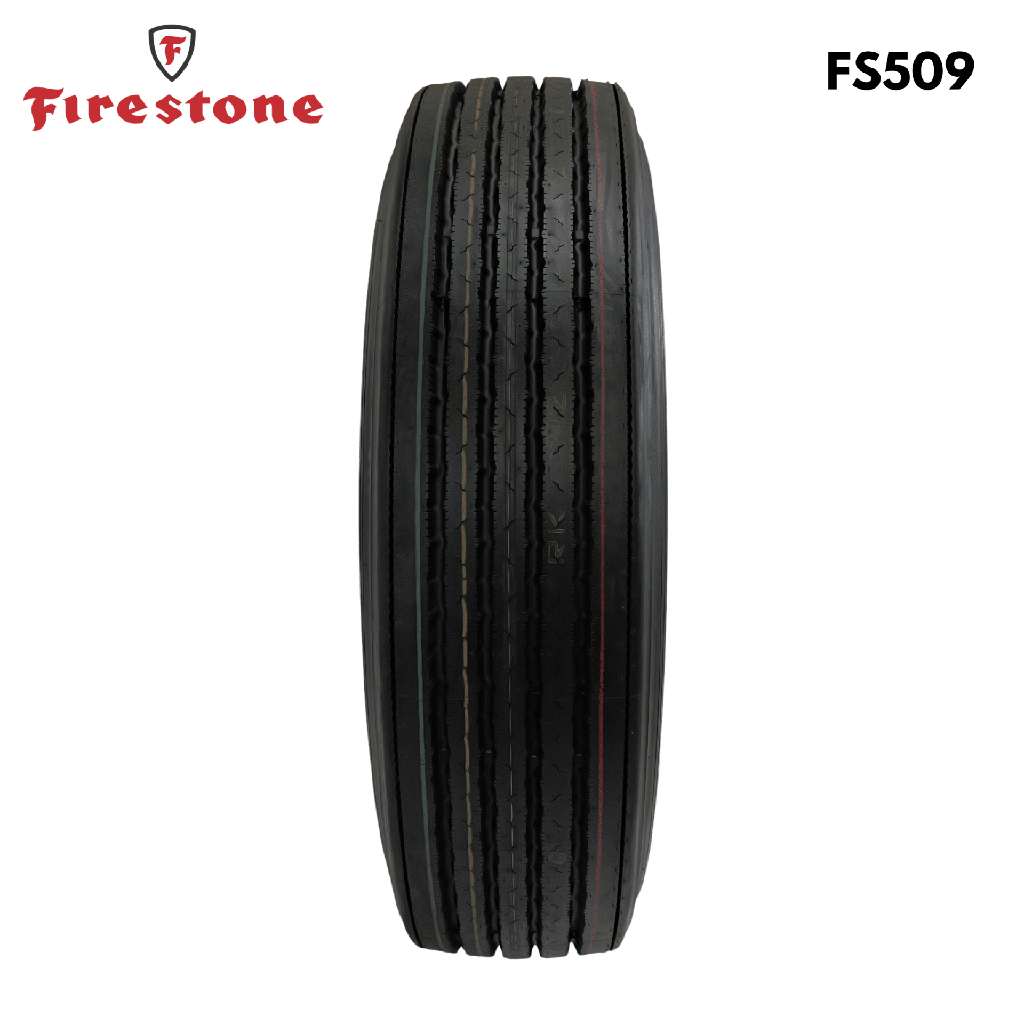 Firestone FS509 Radial Tire 295/75R22.5 - 19/32" Tread Depth 14-Ply