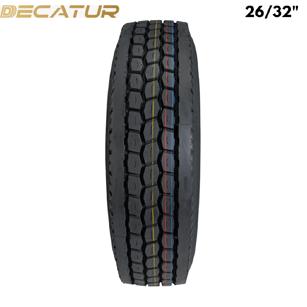 Decatur D25 Drive Tire 295/75R22.5 - 26/32" Tread Depth 16-Ply