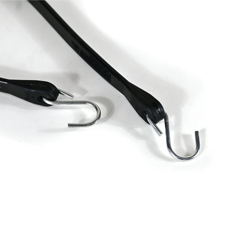 31" Bungee Cords w Crimped Hooks - Box of 50 Industrial Rubber Tie Downs