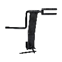 Winch Winder Black – Heavy-Duty Strap Roller for 2", 3", & 4" Straps