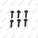 2018-2025 Freightliner Cascadia Black Grille (Premium) with Steel Bug Screen - Replaces A17-20832-014