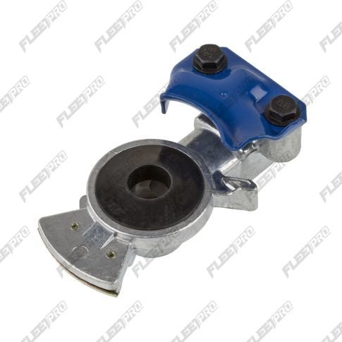 Blue Service Brake Gladhand - Straight Mount (1/2" Female Pipe Thread)