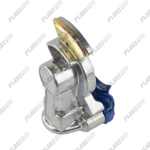 Blue Service Brake Gladhand - Straight Mount (1/2" Female Pipe Thread)