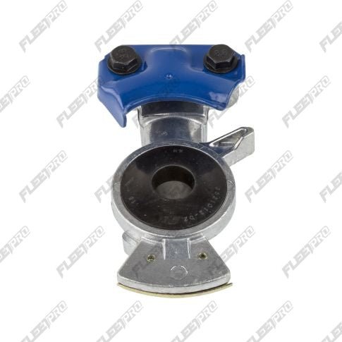 Blue Service Brake Gladhand - Straight Mount (1/2" Female Pipe Thread)
