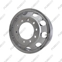 Polished Aluminum 22.5 Truck Wheel - 22.5" x 8.25" Hub Pilot - High Mirror Finish