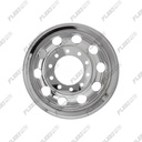 Polished Aluminum 22.5 Truck Wheel - 22.5" x 8.25" Hub Pilot - High Mirror Finish