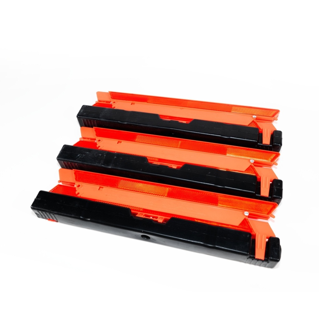 Warning Triangle 3-Pack Kit - DOT Compliant Roadside Emergency Safety Set