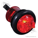 Red 3/4 LED Marker Light - 1-Diode Bullet Plug - 33050R 181KRBT2