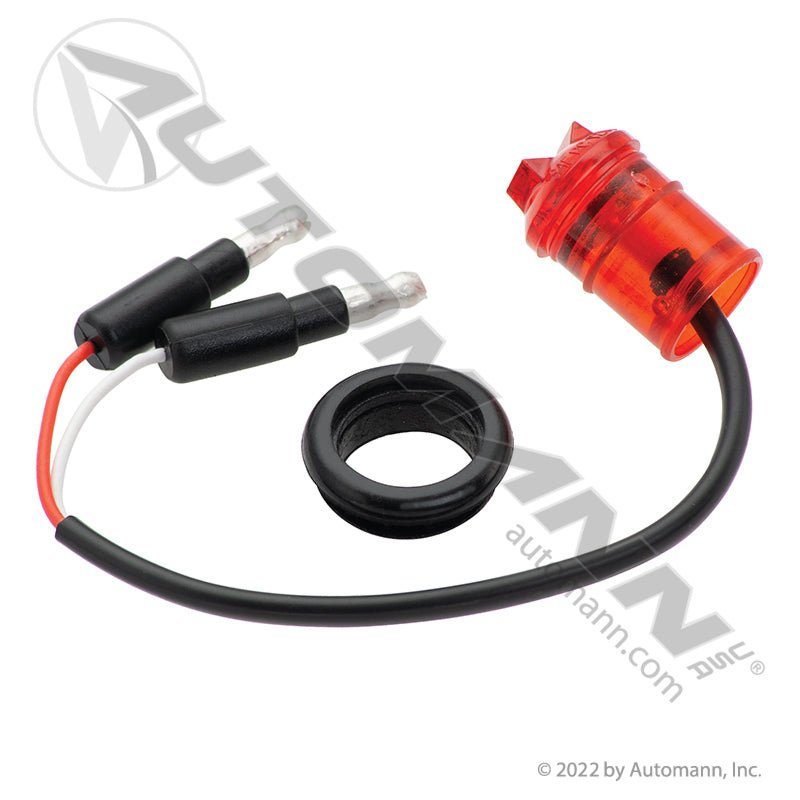 Red 3/4 LED Marker Light - 1-Diode Bullet Plug - 33050R 181KRBT2