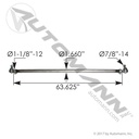 Freightliner Cross Tube Tie Rod - 63.625" Assembly - 6803307903 463.DS9887