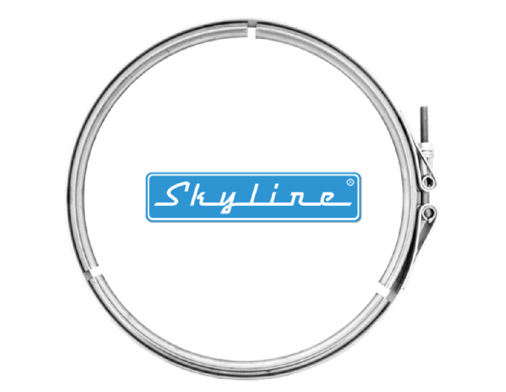 Detroit Diesel DD15 DPF Clamp - 12.5" V-Band Skyline CL074-K1 35832