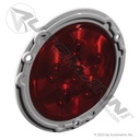 Red 4in LED Flange Light - 6-Diode Weathertight Plug - 44322R 818R7 STL13RFMB