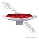 Red 4in LED Flange Light - 6-Diode Weathertight Plug - 44322R 818R7 STL13RFMB