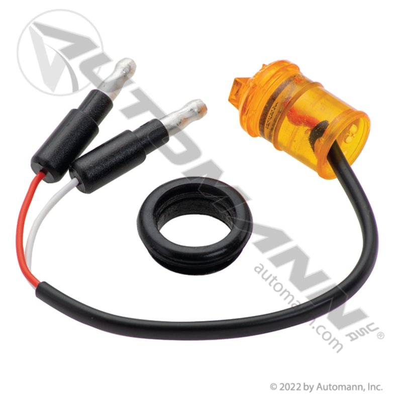 3/4in Amber LED Marker Light - .180 Bullets 33050Y M177ABT2 MCL11AHPGP 571.LD33PA1-BLT