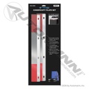 Straight Aluminum Conspicuity Plate Set - DOT C2 Tape RT25 BTSRT25 562.448K