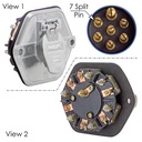 OE 7-Way Socket Circuit Breaker - 20A Extended Barrel 15-762 15762 PHI15-762