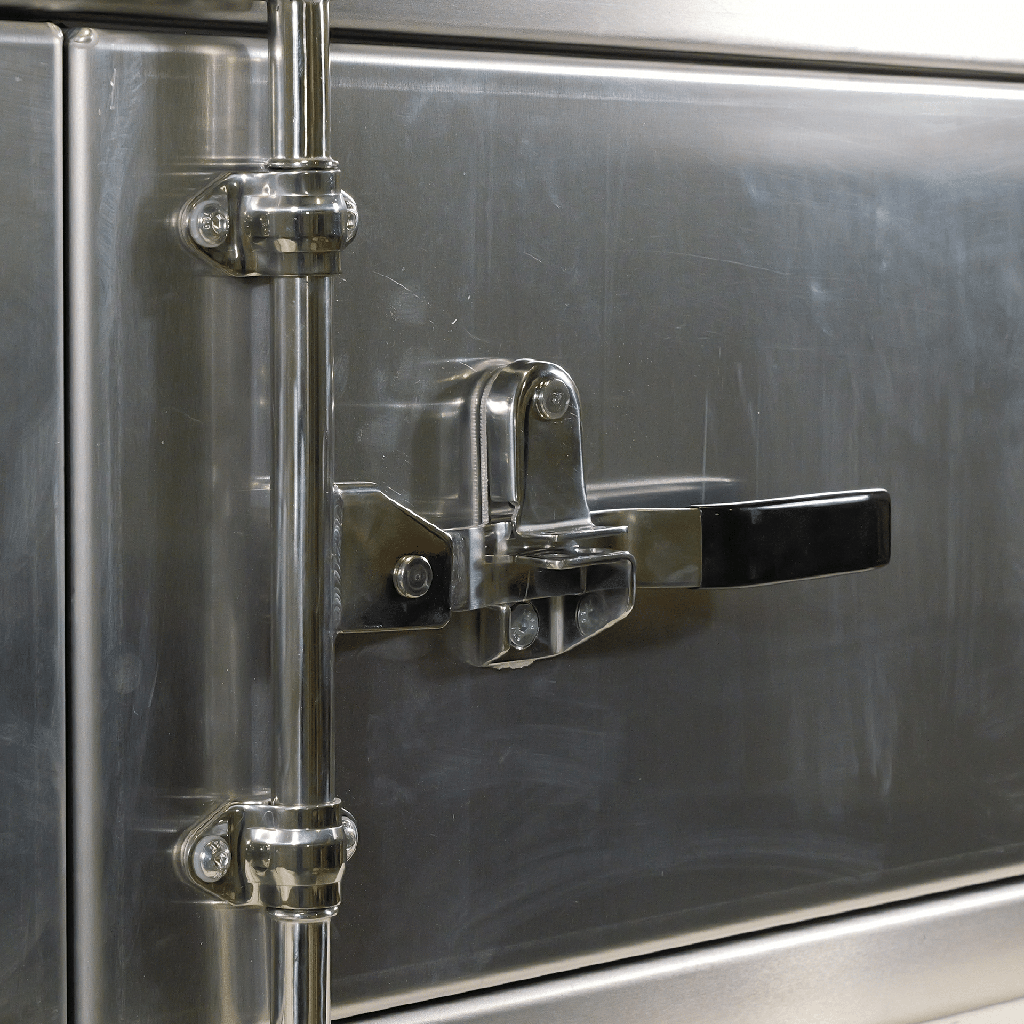 60 Inch Aluminum Cam Lock Toolbox for Semi Trailers - 18x18x60 Heavy Duty Storage