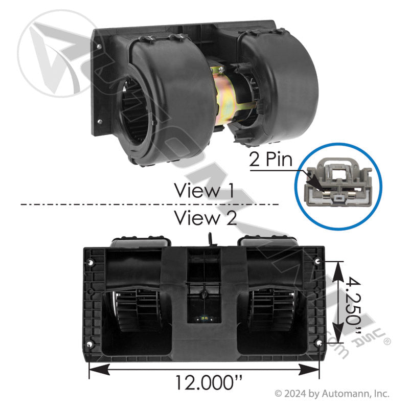OE Mahle Volvo HVAC Blower - 2008-2026+ VNL VNM VHD 85120276