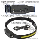 Rechargeable COB Headband Work Light - Automann 350 Lumen 579.MFL2010