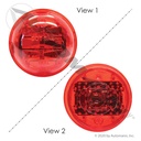 Marker Light LED 2 Inch Red - 8-Diode PC Rated 571.LD302R8 30375R