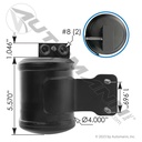 Freightliner Cascadia AC Receiver Drier - 2018-2026 Replaces A22-73395-000 7638