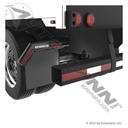 Black Poly Angled Mud Flap - Universal LH/RH 24" x 24" 562.022424RB