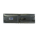 24" x 24" x 60" Cam Lock Tool Box - Aluminum Underbody Storage
