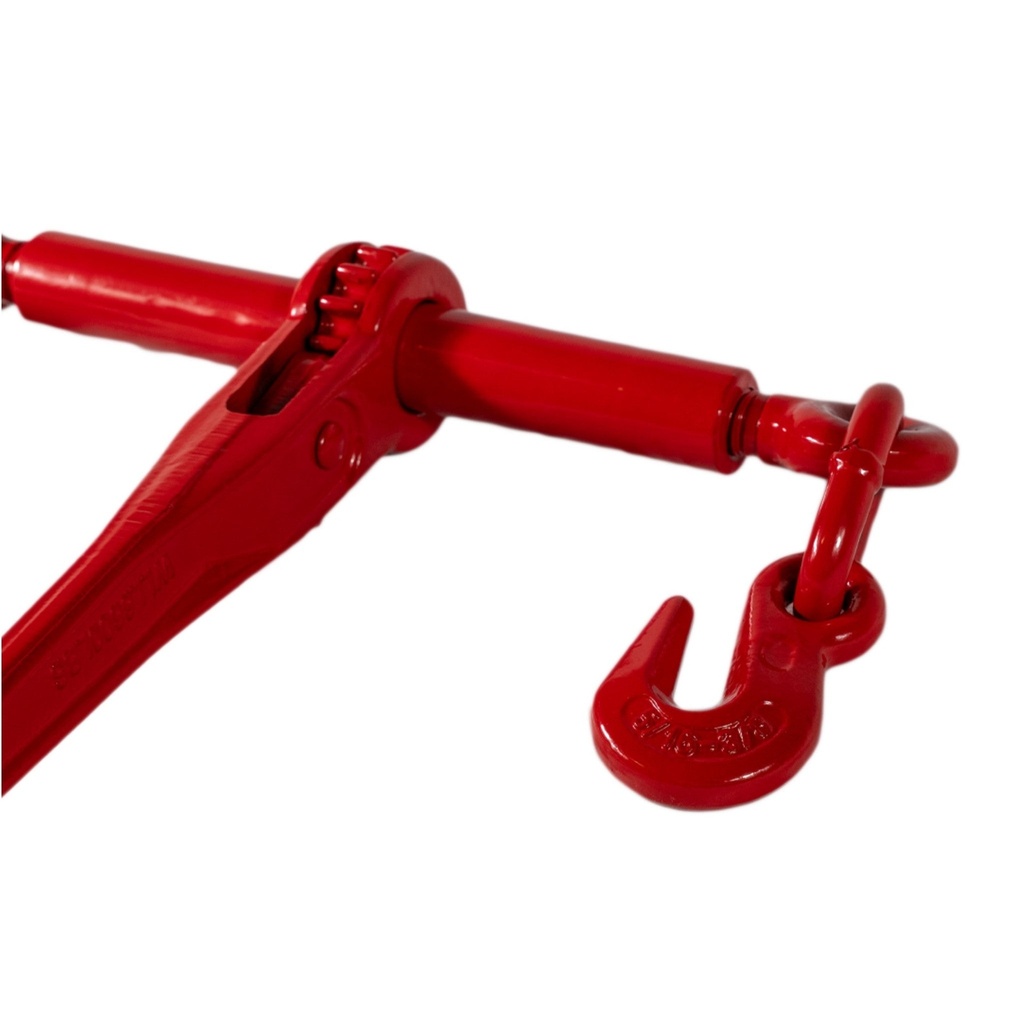 Ratchet Chain Binder 5/16" - 3/8" with Slip Hook & Grab Hook - 6,600 lb WLL