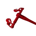 Ratchet Chain Binder 5/16" - 3/8" with Slip Hook & Grab Hook - 6,600 lb WLL