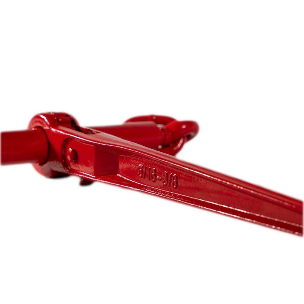 Ratchet Chain Binder 5/16" - 3/8" with Slip Hook & Grab Hook - 6,600 lb WLL