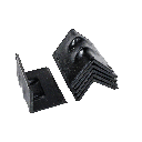 Steel Corner Protector w/ Rubber Backing - 6" x 4” Heavy-Duty Edge Guard