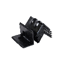 Steel Corner Protector w/ Rubber Backing - 6" x 4” Heavy-Duty Edge Guard