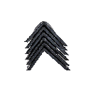 Steel Corner Protector w/ Rubber Backing - 6" x 4” Heavy-Duty Edge Guard