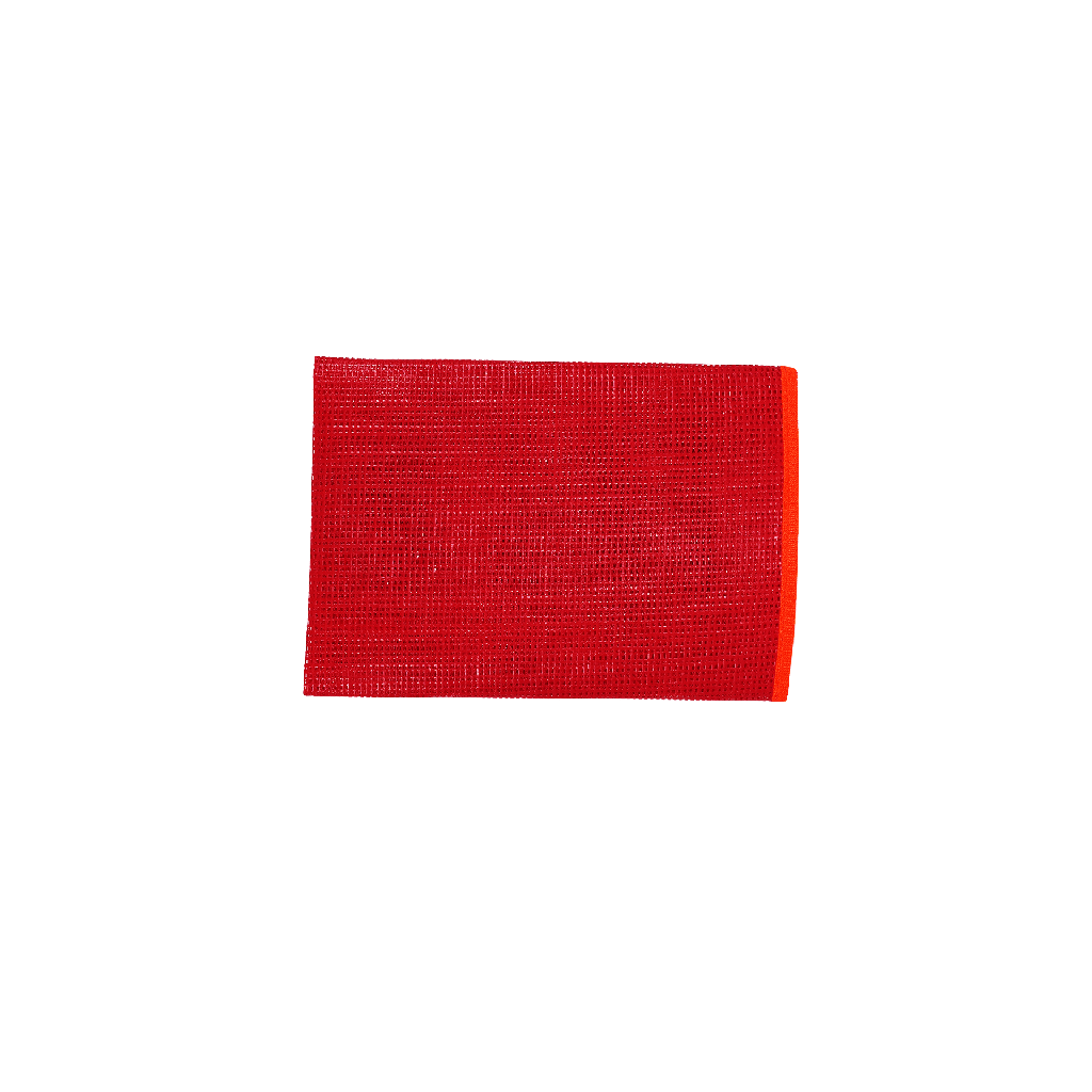 Vinyl Mesh Red Flag with Grommets - DOT Compliant Oversize Load Warning Flag