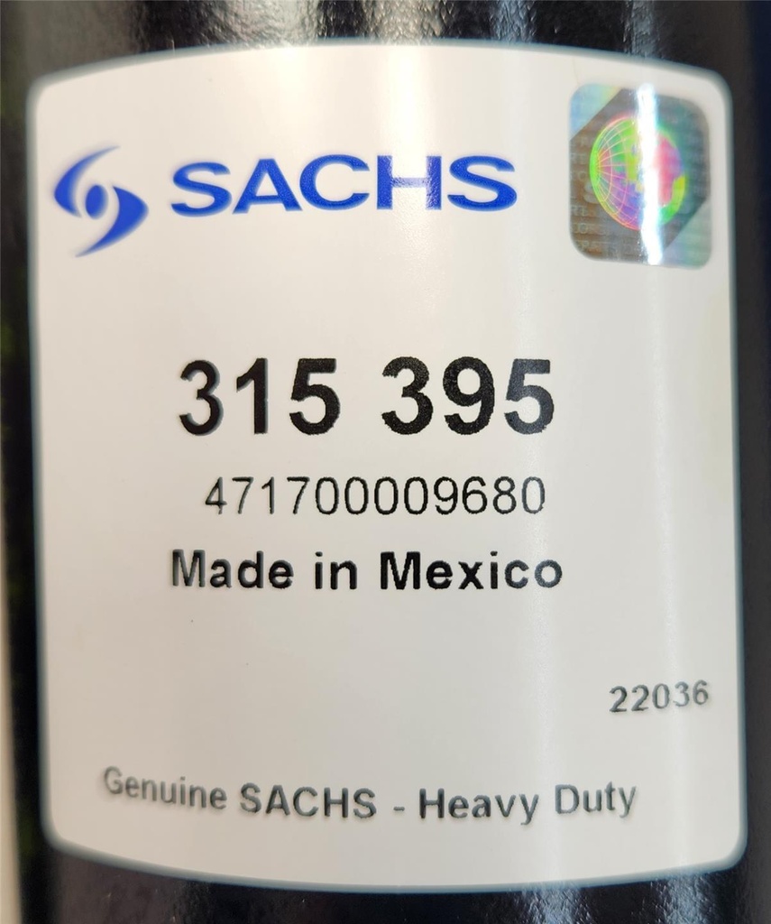 Sachs Heavy Duty Rear Shock Absorber for Freightliner Trucks 315 395 / 85724