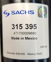 Sachs Heavy Duty Rear Shock Absorber for Freightliner Trucks 315 395 / 85724