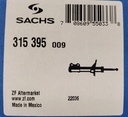 Sachs Heavy Duty Rear Shock Absorber for Freightliner Trucks 315 395 / 85724