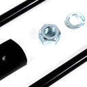 U Bolts Headache Rack Mounting Kit 18" - Heavy-Duty Steel Set of 4