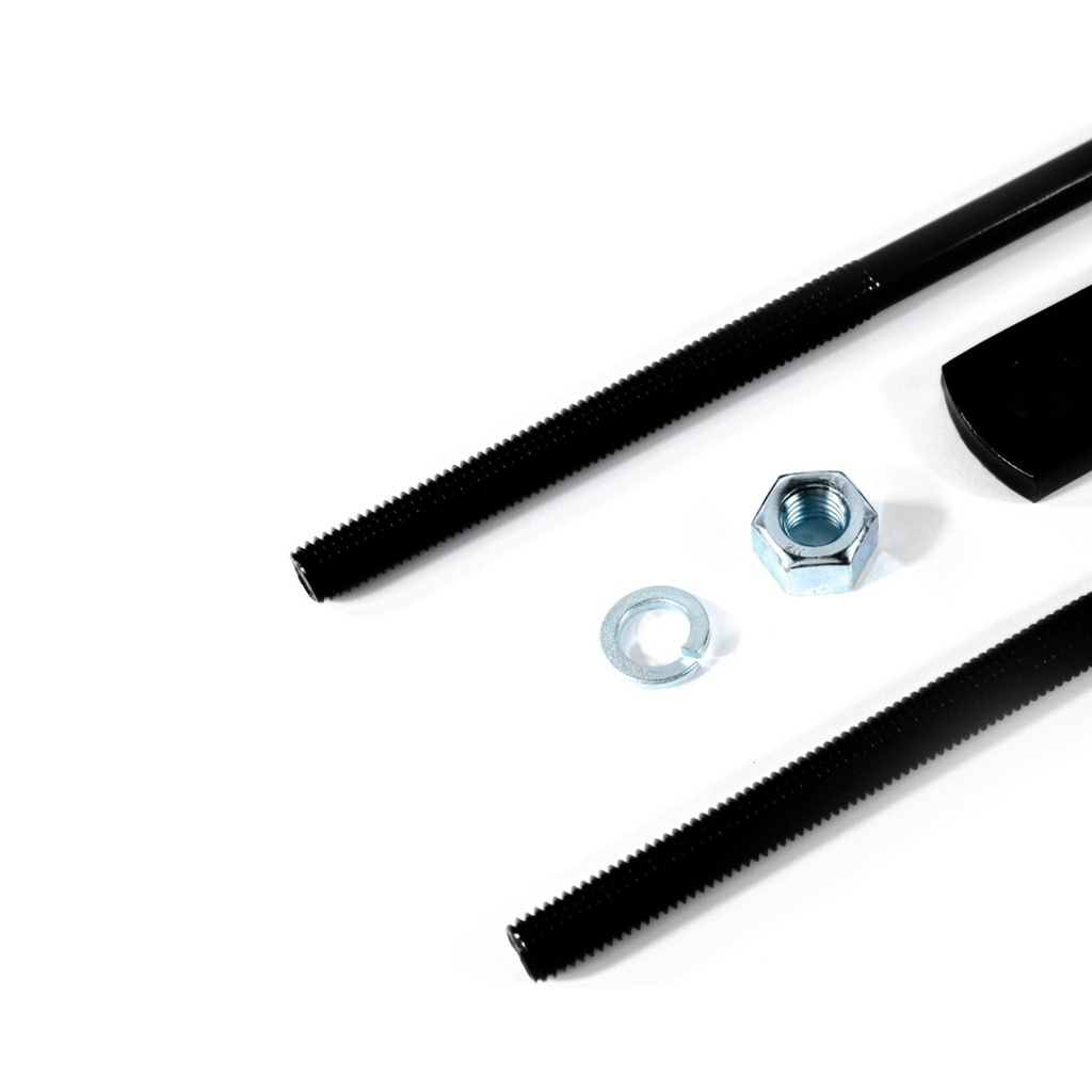 U Bolts Headache Rack Mounting Kit 18" - Heavy-Duty Steel Set of 4