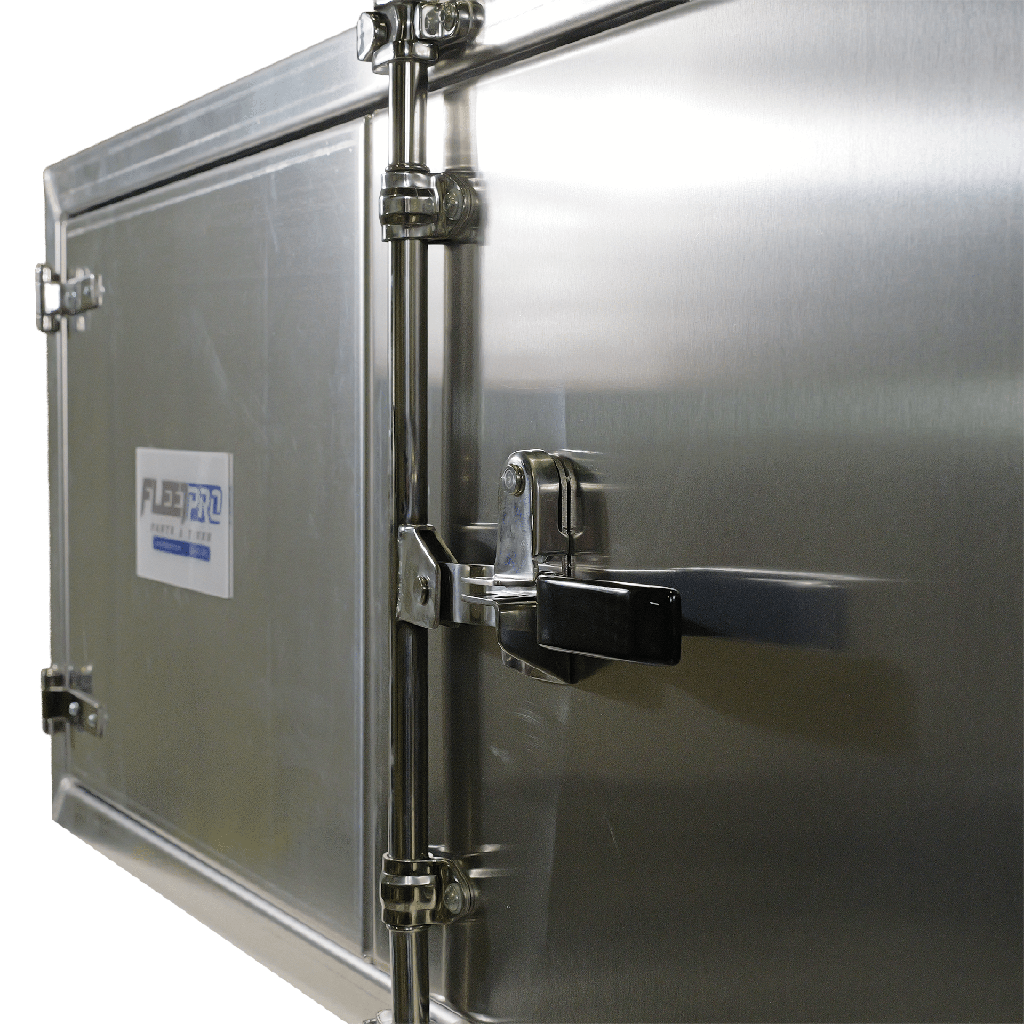 60 Inch Aluminum Storage Toolbox with Cam Lock - 18x24x60 Heavy Duty Box