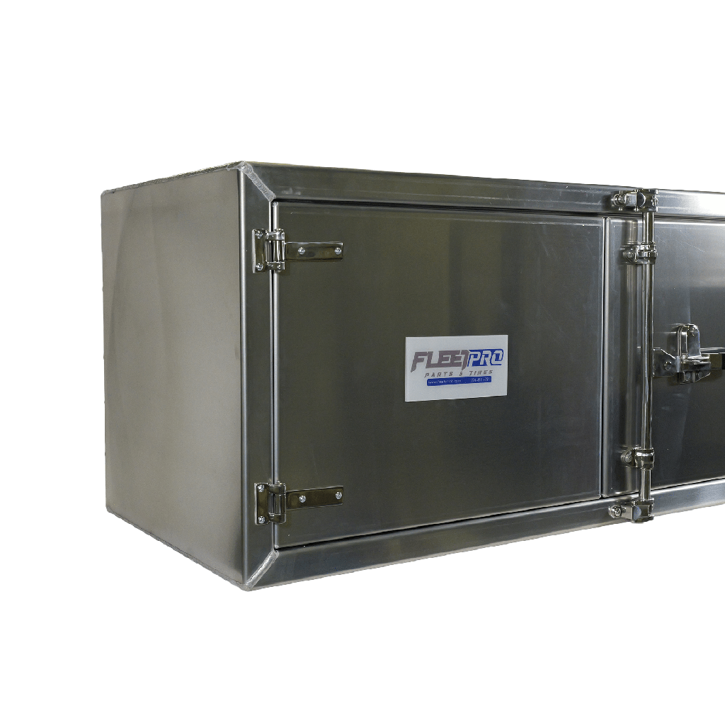 60 Inch Aluminum Storage Toolbox with Cam Lock - 18x24x60 Heavy Duty Box